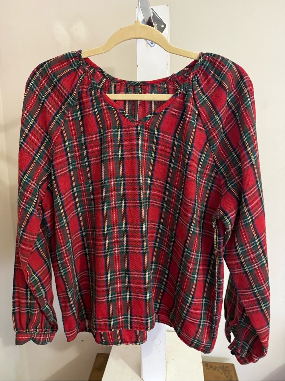 Tartan Plaid Blouse